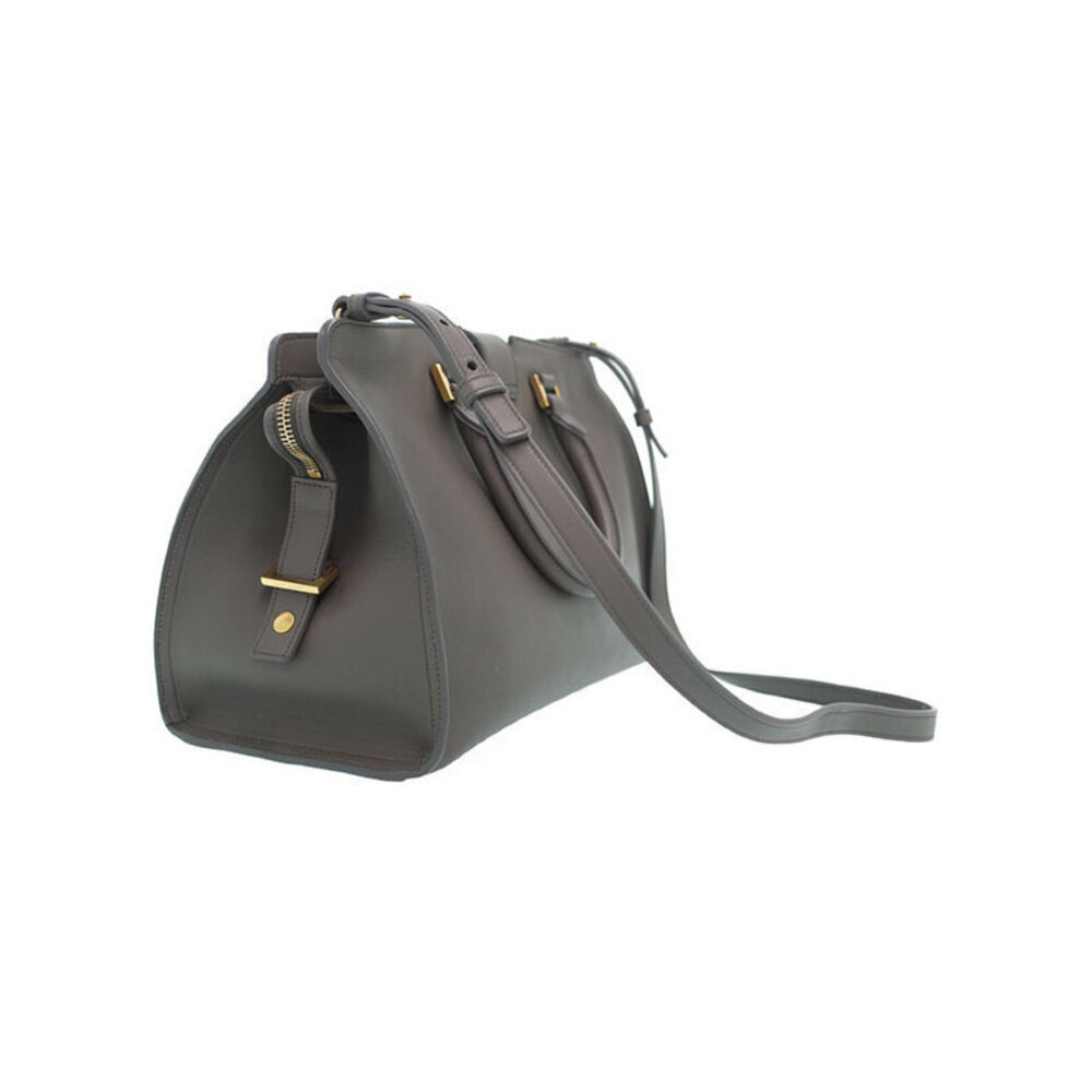 SAINT LAURENT PARIS Monogram Cabas 2way Leather HandBag - Picture 2 of 9